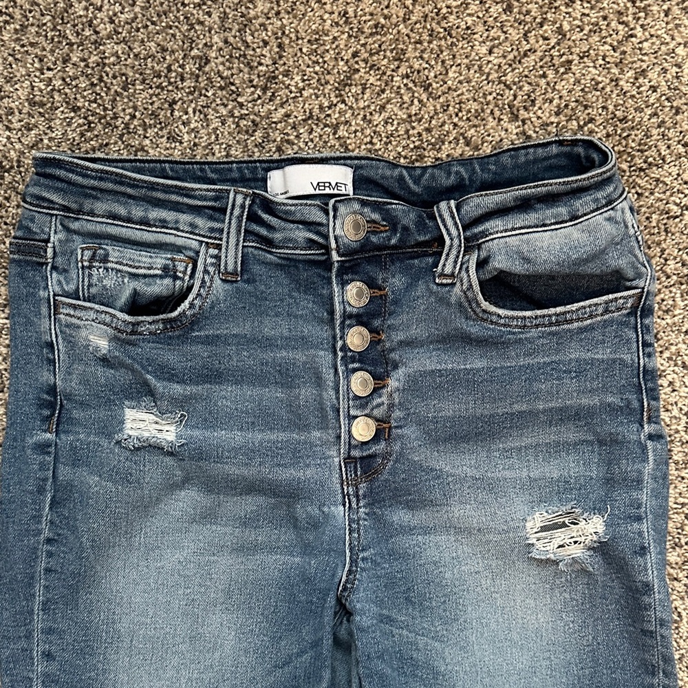 Classic High Rise Blue Jeans - Picture 2 of 2